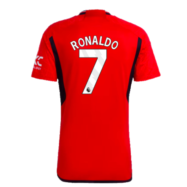 Man Utd Official Home Football Shirt 2023-20 Ronaldo 7 L M S