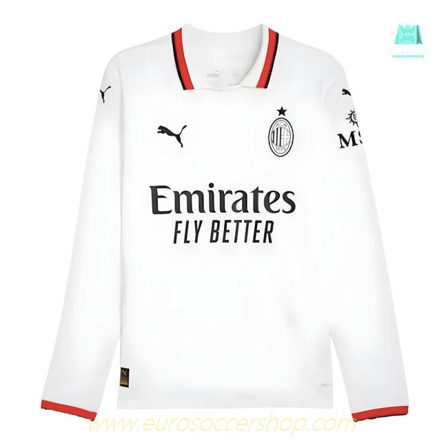 2024-2025 AC Milan Away Long Sleeve Shirt