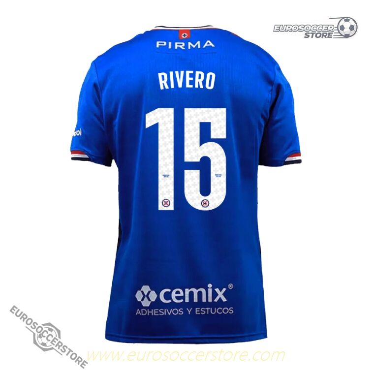 Cruz Azul RIVERO 15 Home Jersey for the 25-26 Season