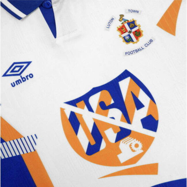 Authorized 1991-1992 Luton Town Home Retro Shirt Official Team Jersey