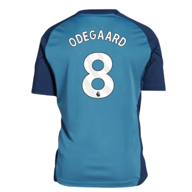 2025-2026 Arsenal Training Shirt (Blanch Blue) - Kids (Odegaard 8)