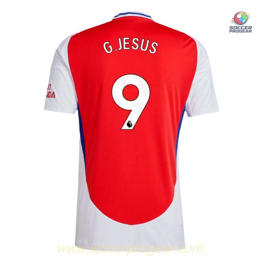 Arsenal Home Football Jersey 2024-2025 Season Jesus