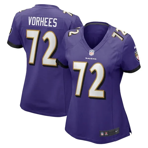 Baltimore Ravens Andrew Vorhees Game Jersey - Purple | NFL Player J...