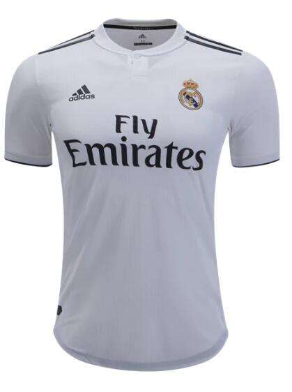 Real Madrid Home 201819 White Soccer Jersey Shirt - Official Replica