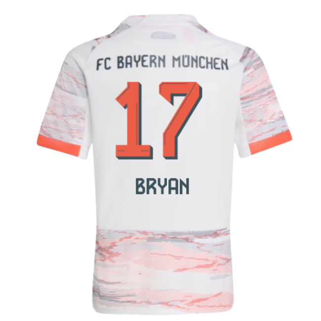 2025-2026 Bayern Away Top Quality Shirt - Kids (Bryan 17)