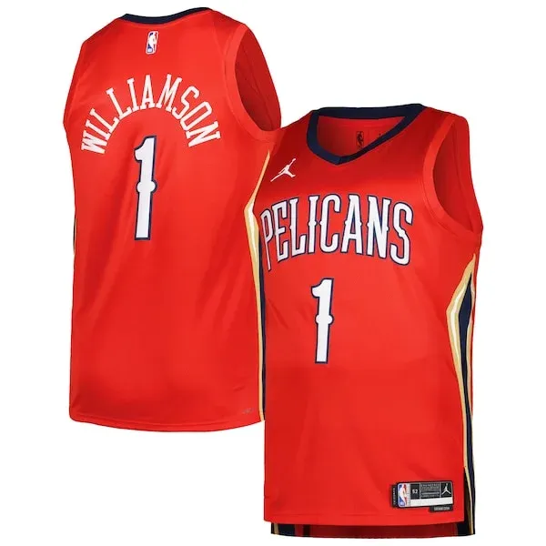 Zion Williamson NOP Swingman Jersey - trendy Basketball - Red #1