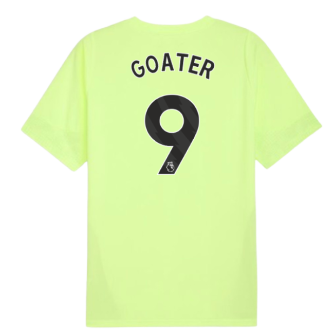 Football Man City Training Jersey Fizzy Apple Goater #9 Profession...