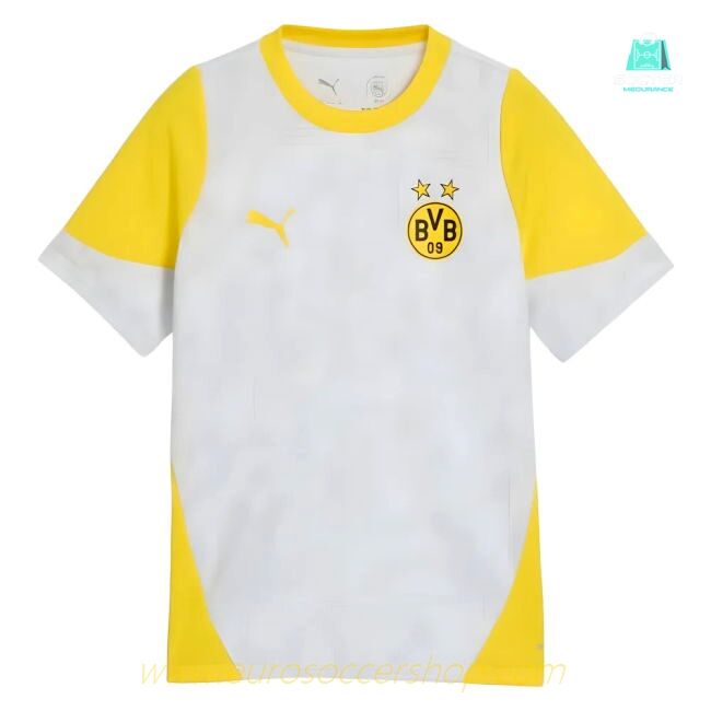 2025-2026 Borussia Dortmund Training Jersey (Silver Mist) - Kids