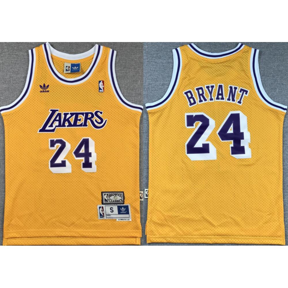 Performance Budget-Friendly Men's LAL #24 Kobe Yellow Basketball Jersey