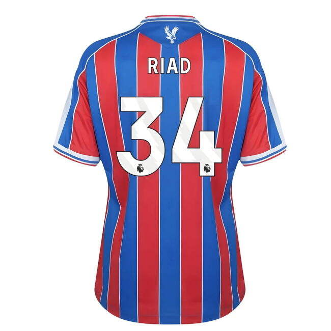 soccer jersey 2025-2026 Crystal Palace Home Shirt (Womens) (Riad 34)