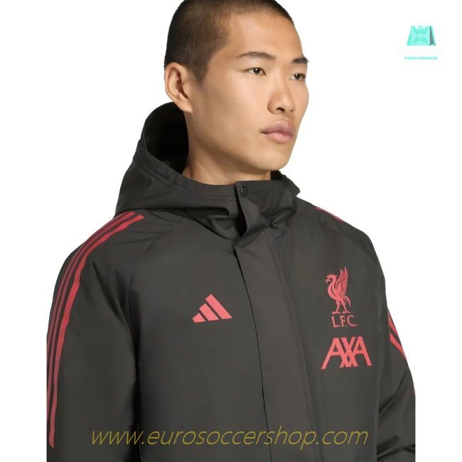 2025-2026 Liverpool Parka Jacket (Black)