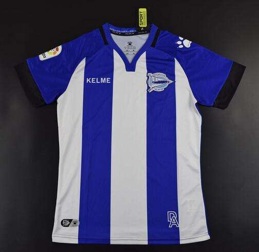 Deportivo Alavés Home 201718 Soccer Jersey Shirt - Official Replica