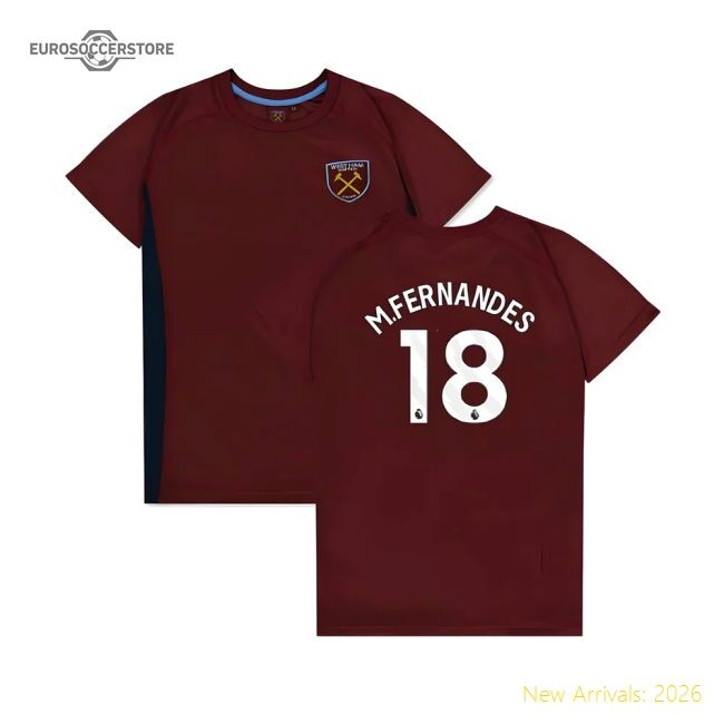 West Ham United Poly T-shirt (claretblue) - Kids (mfernandes 18)
