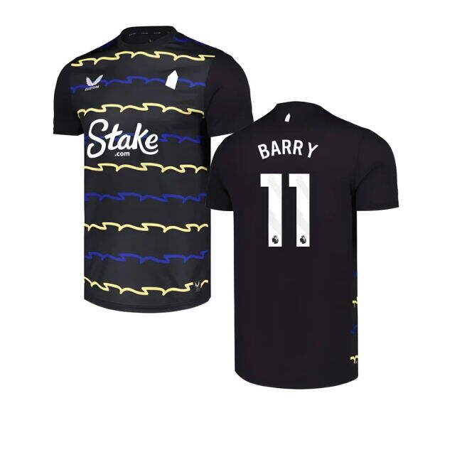Everton Third Soccer Shirt 2025-20 Barry 11 S