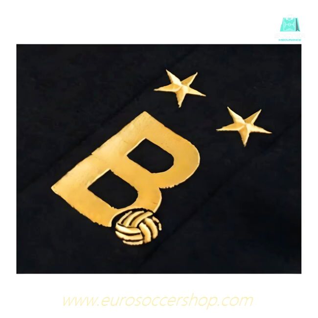 Borussia 2 Stars Away Retro Football Shirt