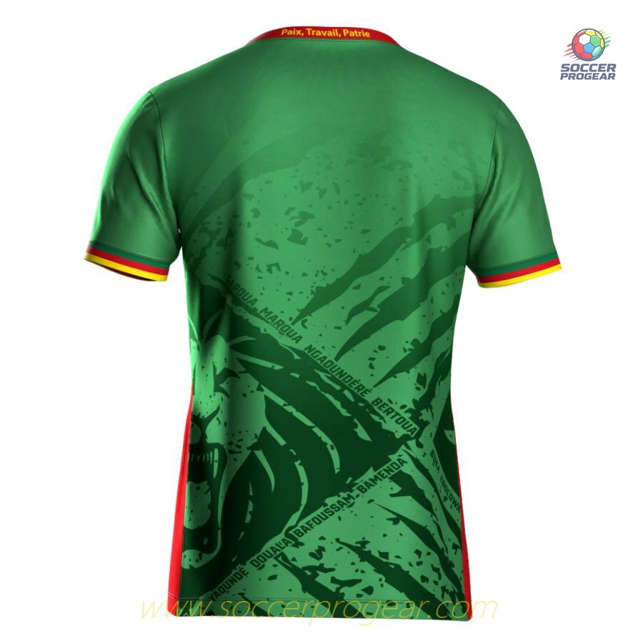 Cameroon Home Team Jersey Kids Team Jersey 2025 Season 2026