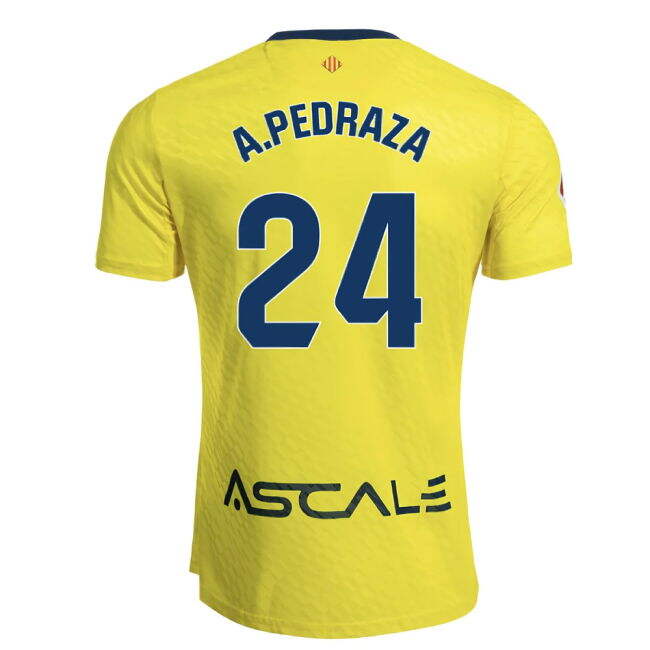 2025-2026 Villarreal Home Shirt (A.Pedraza 24) | Discounted