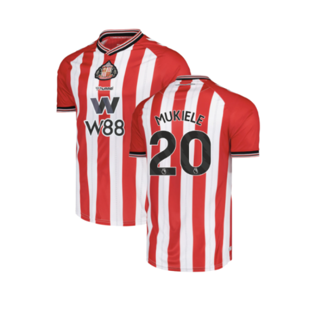 Outstanding 2025-2026 Sunderland Home Shirt (mukiele 20)
