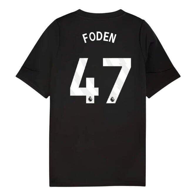 Man City 2025-20 Training Football Shirt Featuring Foden 47 L M S Kids