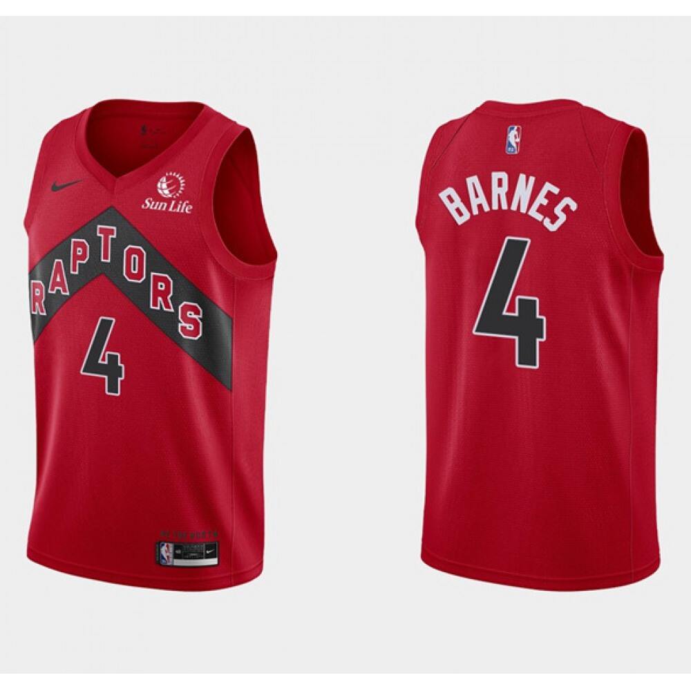 Modern Men's Toronto Raptors #4 Scottie Red Basketball Jersey