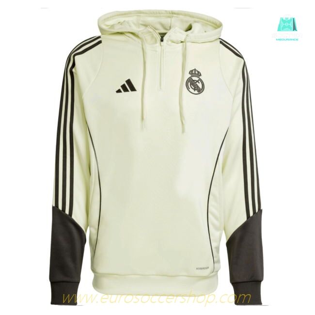 2025-2026 Real Madrid Training Hoody (Almost Lime)