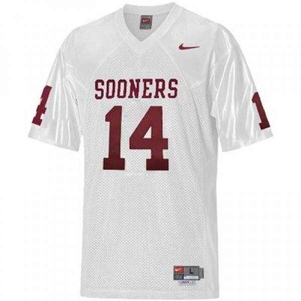 Men Oklahoma Sooners Sam Bradford #14 Game-ready Replica