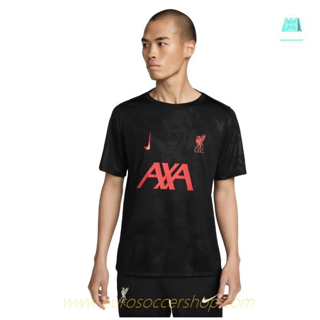 2024-2025 Liverpool Academy Pro Third Pre-Match Top (Black)