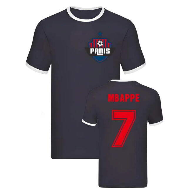 Kylian Mbappe Paris Ringer football T-Shirt