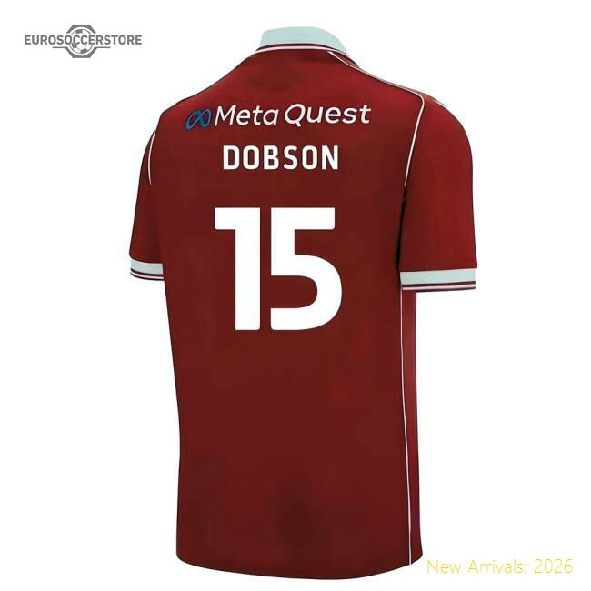 Excellent 2025-2026 Wrexham Home Shirt (dobson 15) - Cost-effective
