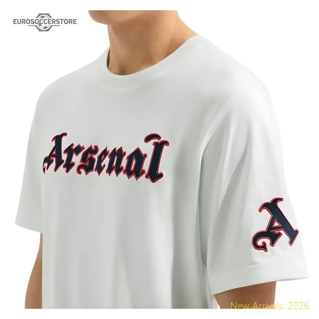 Official 2025-2026 Arsenal Us Tee (white) - Premium Quality Football