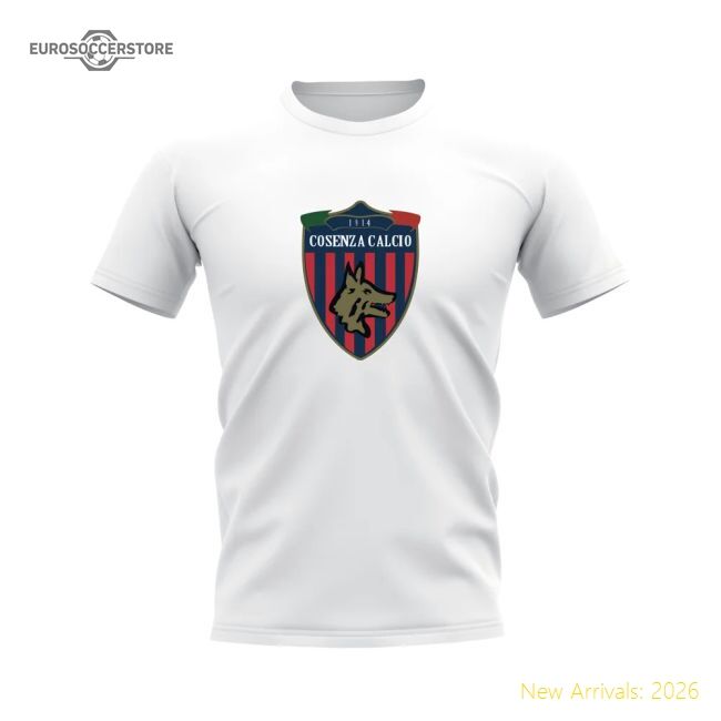 Cosenza Badge T-shirt (white) - Premium Collection - Match Quality