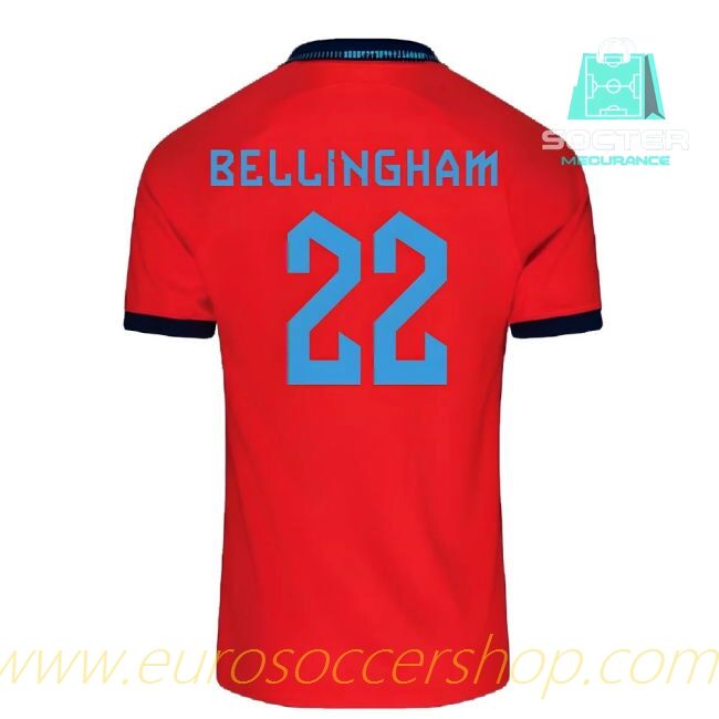 2022-2023 Three Lions Away Shirt Youth (Bellingham 22)
