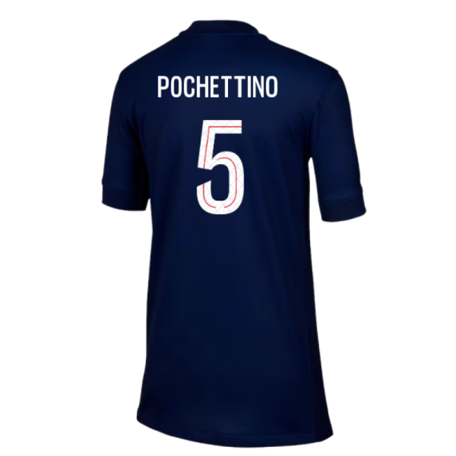 2025-2026 PSG Paris Saint Germain Home Shirt (Kids) (Pochettino 5)