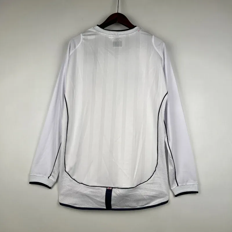 2002 England Long Sleeve Jersey retro kit