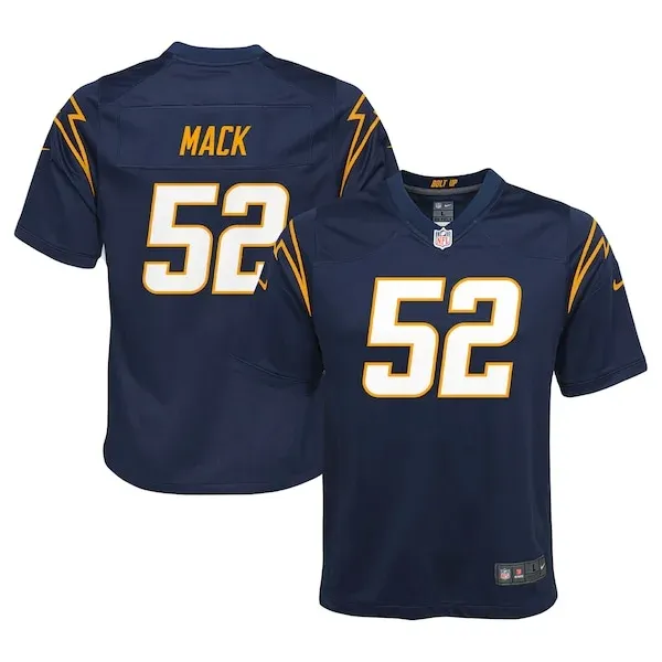 None Khalil Mack Game Jersey - Navy | NFL Player Jersey | NFL Football