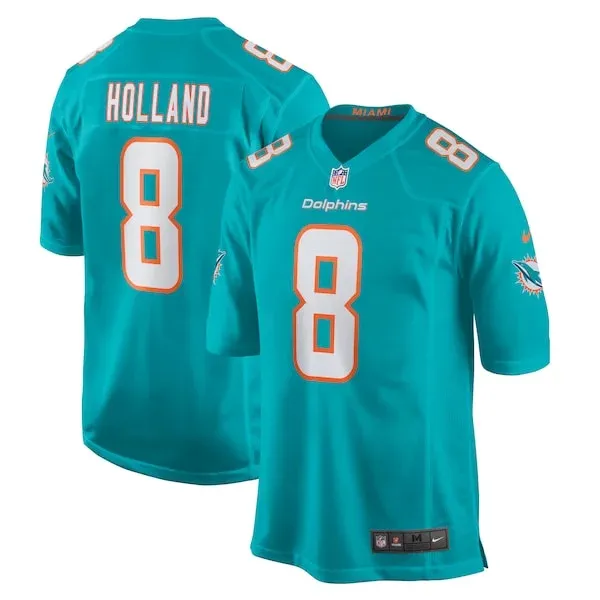 None Jevon Holland Game Jersey - Aqua | NFL Player Jersey | NFL Footba