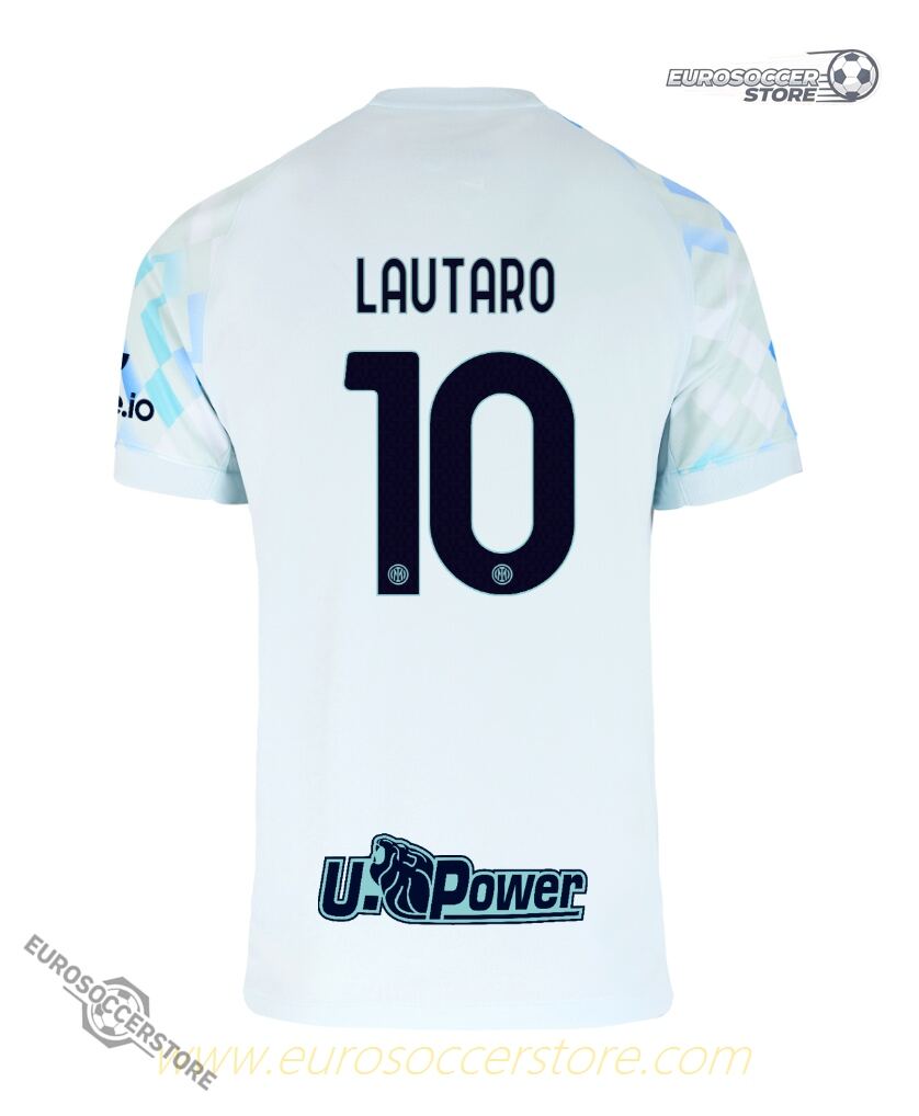 Inter Milan's 25-26 Season Away Jersey, Featuring LAUTARO with the Number 10