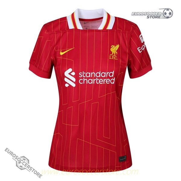 24-25 Season Liverpool Women's Home Football Jersey