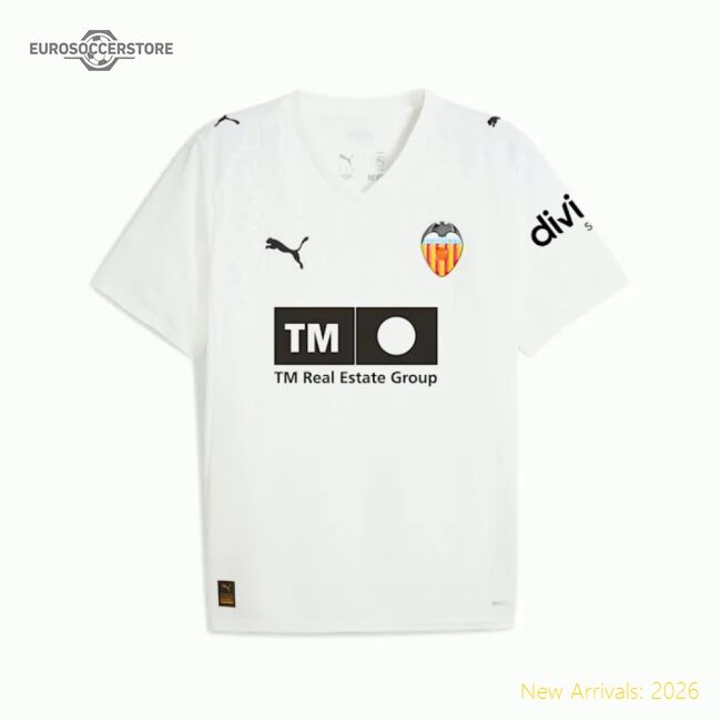 Match-Day Professional-Grade 2025-2026 Valencia Home Shirt
