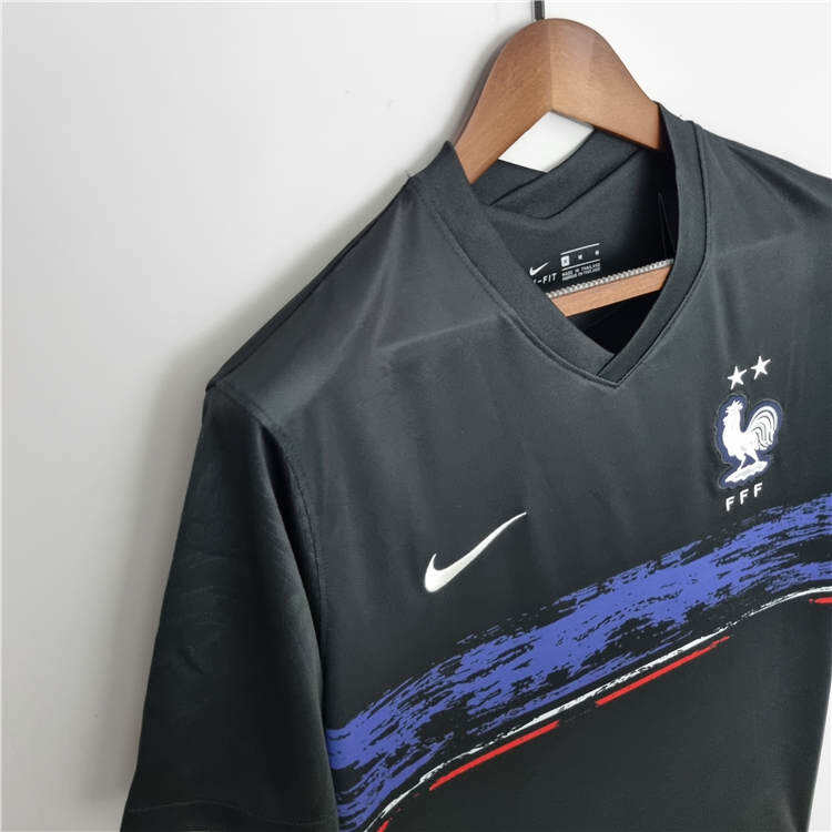 2022 FRANCE SOCCER JERSEY AWAY WHITE FOOTBALL SHIRT - Official