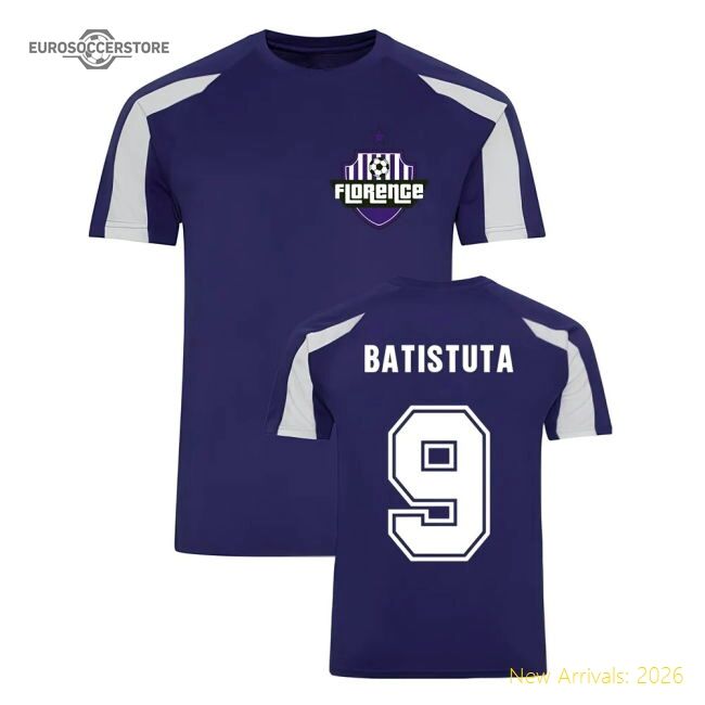 Premium-grade Gabriel Batistuta Viola Sports Training Match Jersey