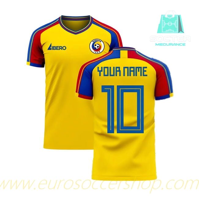 2025-26 Edition Romania Home Kit (Customized)