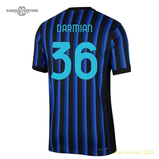 2025-2026 Inter Milan Home Authentic Dri-fit Adv Shirt (darmian 36)