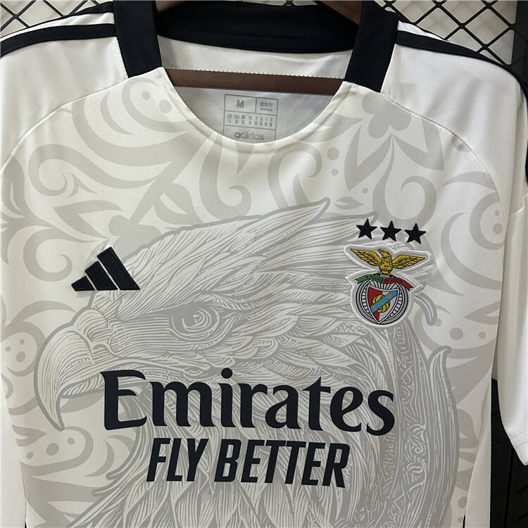 Benfica 2526 White Soccer Jersey Football Shirt - Official Replica