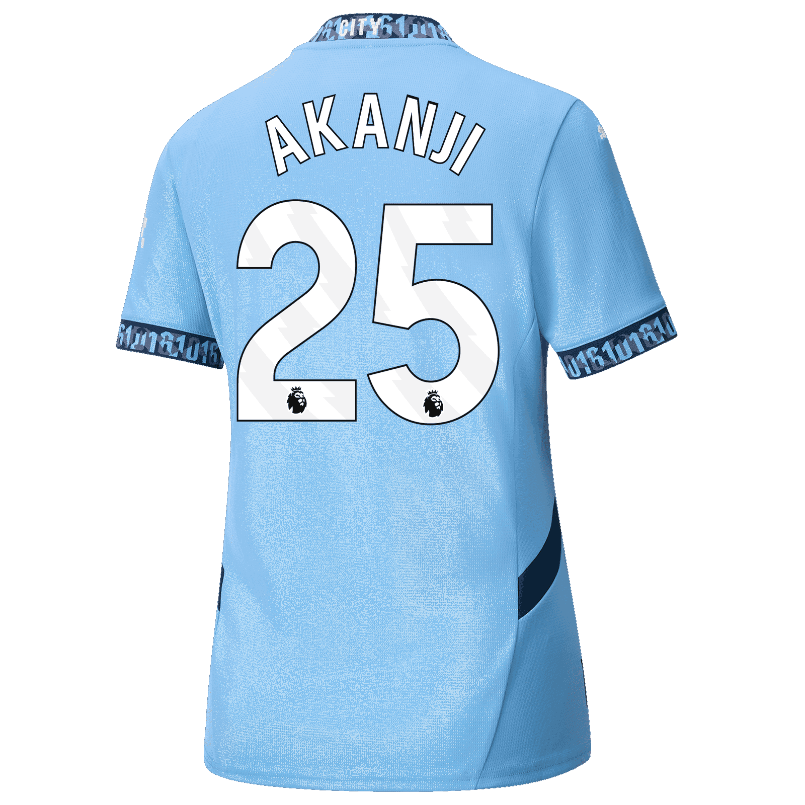 Women’s Manchester City Home Jersey 24-25 with Manuel Akanji 25 Printing