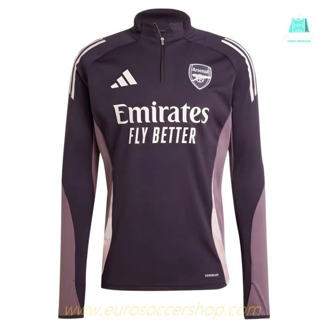2024-2025 Arsenal Training Top (Aurora Black)