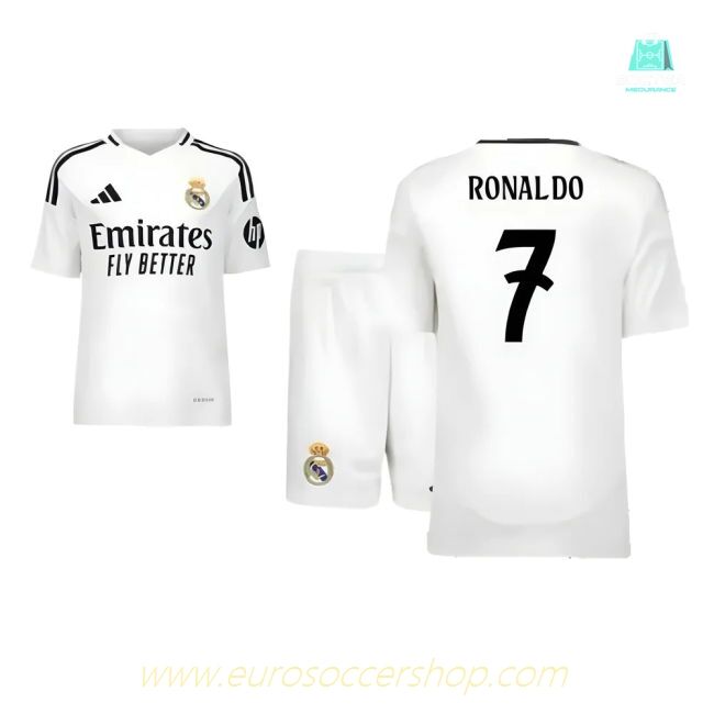 2024-2025 Real Madrid Home Youth Kit (Ronaldo 7)