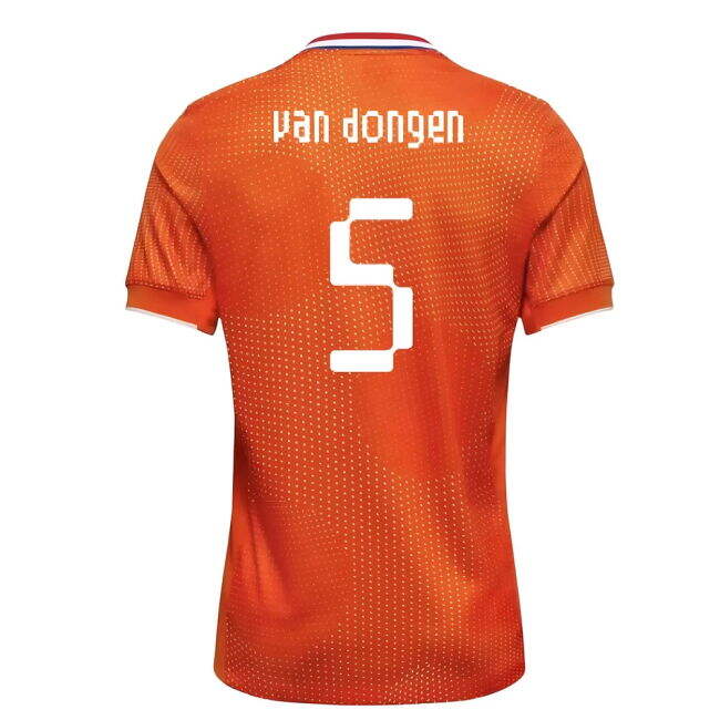 2025-2026 Netherlands Womens Team Shirt (Kids) (Van Dongen 5)