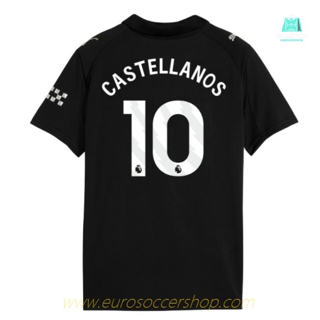 2025-2026 Man City Away Mini Kit (Castellanos 10)