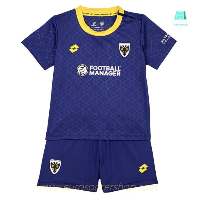 2025-2026 AFC Wimbledon Home Mini Kit (Your Name)